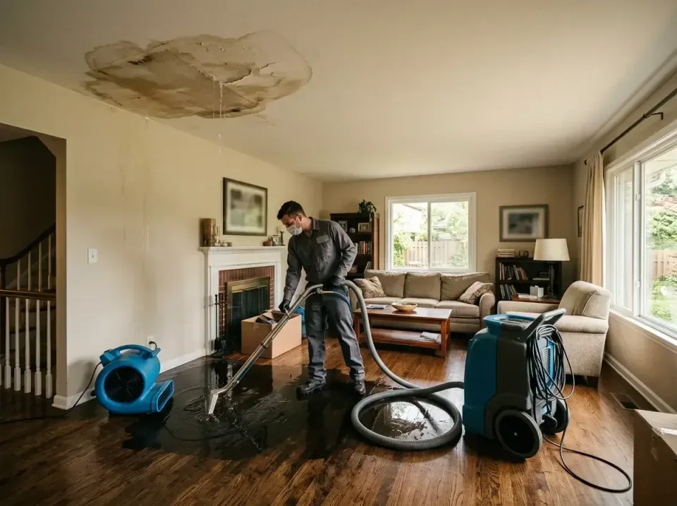 attic-pipe-burst-ceiling-drip-008 — frequently asked questions, Water Damage Restoration & Carpet Care in Balm, FL